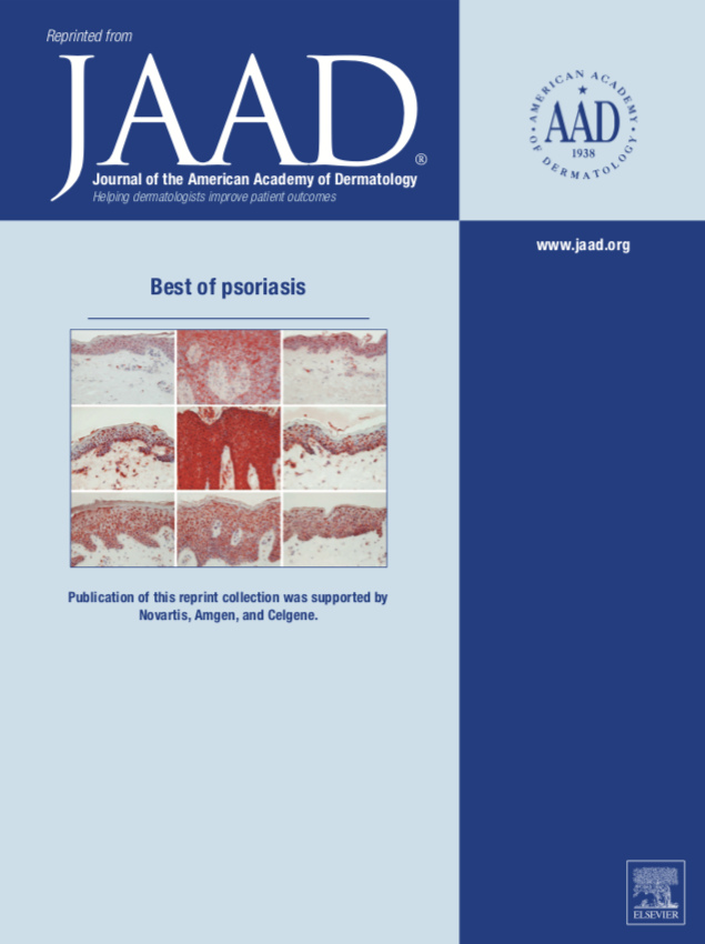 JAAD "Best of psoriasis" Issue Cover